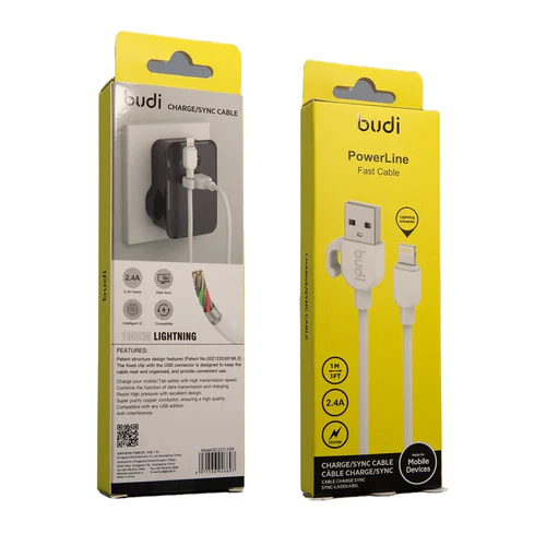 سلك شاحن BUDI ايفون سلك شاحن BUDI ايفون