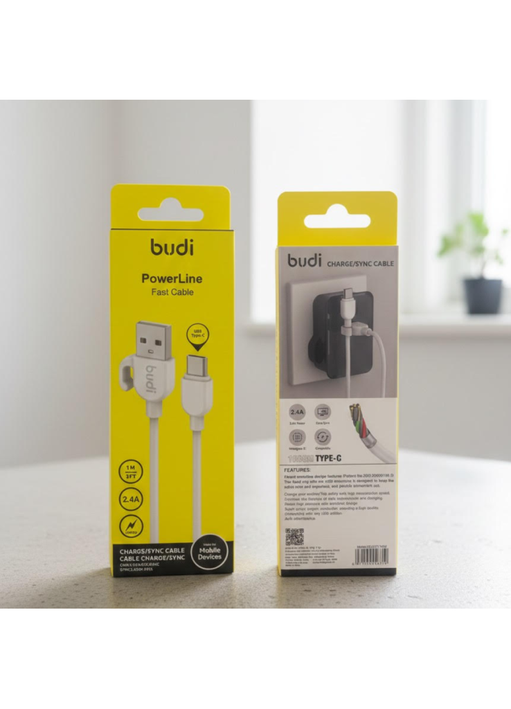 سلك شاحن BUDI تايب سي