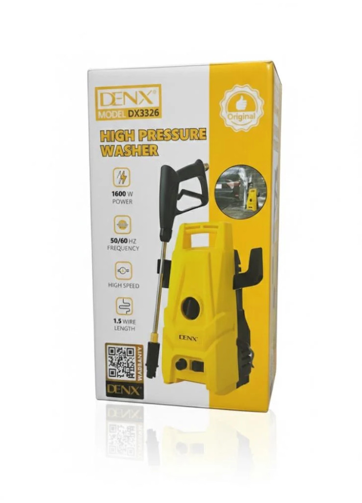 ضخة غسيل السيارات والمنزل بالضغط العالي من DENX - بقوة 1600 واط ضخة غسيل السيارات والمنزل بالضغط العالي من DENX - بقوة 1600 واط