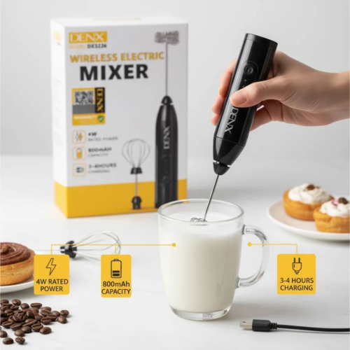 خفاقة ومضرب كهربائي لاسلكي من DENX (موديل DX3226) خفاقة ومضرب كهربائي لاسلكي من DENX (موديل DX3226)