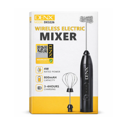 خفاقة ومضرب كهربائي لاسلكي من DENX (موديل DX3226) خفاقة ومضرب كهربائي لاسلكي من DENX (موديل DX3226)
