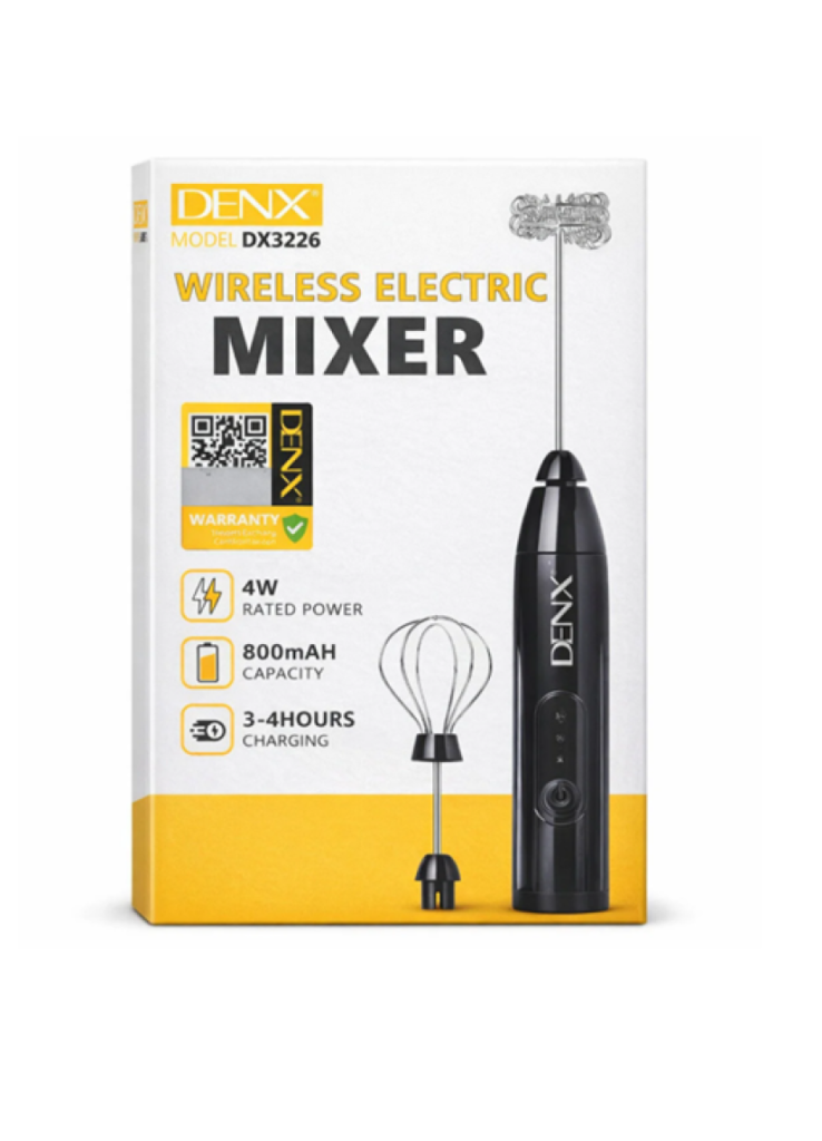 خفاقة ومضرب كهربائي لاسلكي من DENX (موديل DX3226) خفاقة ومضرب كهربائي لاسلكي من DENX (موديل DX3226)
