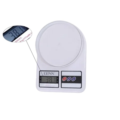 ميزان مطبخ رقمي دقيق من DENX - موديل DX3602 ميزان مطبخ رقمي دقيق من DENX - موديل DX3602