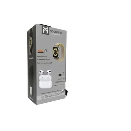 بكج ساعة و سماعة ايربودز 4 موج ماكس بكج ساعة و سماعة ايربودز 4 موج ماكس