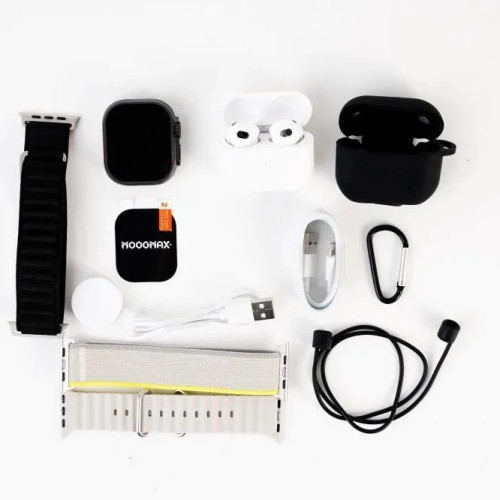 بكج ساعة و سماعة ايربودز 4 موج ماكس بكج ساعة و سماعة ايربودز 4 موج ماكس