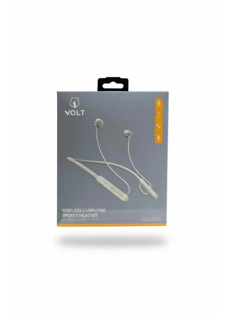 Volt سماعة بلوتوث رياضية حول الرقبة – لون أبيض – موديل VL-BH9013 Volt سماعة بلوتوث رياضية حول الرقبة – لون أبيض – موديل VL-BH9013