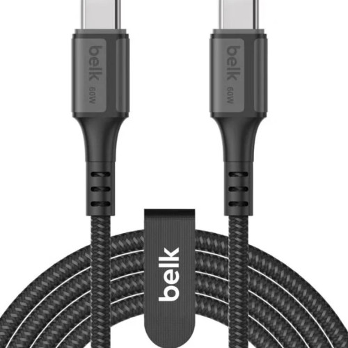 كيبل تايب سي تايب سي بيلك 2 م 60 واط كيبل تايب سي تايب سي بيلك 2 م 60 واط