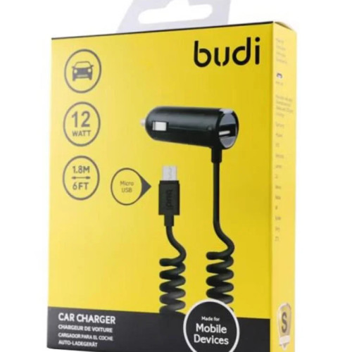 شاحن للسيارة بمنفذ مايكرو USB للهاتف المحمول أسود شاحن للسيارة بمنفذ مايكرو USB للهاتف المحمول أسود