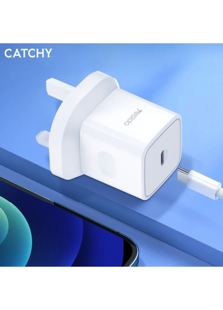 شاحن جداري من yesido -YC30 تايب سي