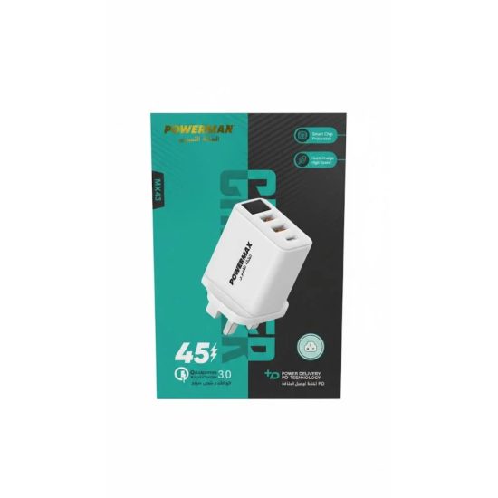 شاحن POWERMAX (الطاقة القصوى) 45w شاحن POWERMAX (الطاقة القصوى) 45w