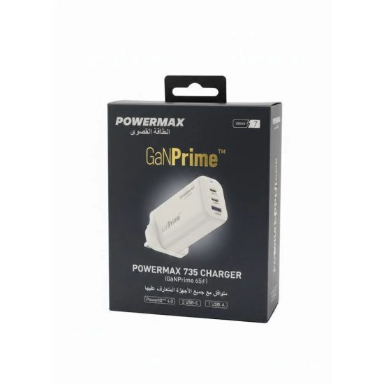شاحن POWERMAX 735 GaNPrime™ بقوة 65 واط