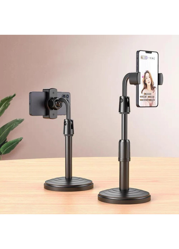 ستاند جوال متحرك قاعدة كبيرة - اسود