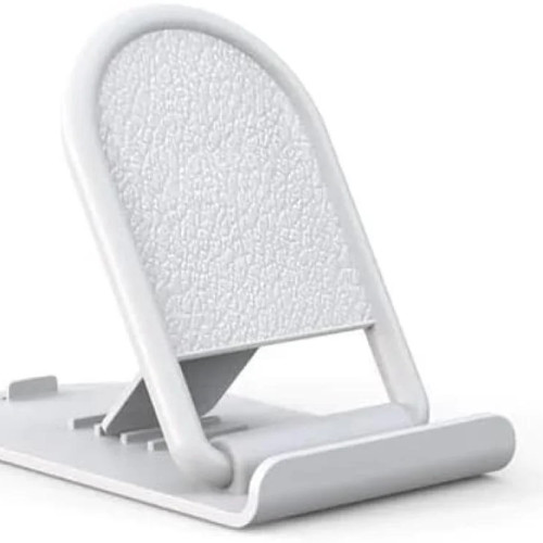 حامل صغير للموبايل مكتبي قابل للتعديل 4 مستويات إبداعية قابلة للطي مناسب لجميع الموبايلات عبوة من قطعة واحدة ألوان متنوعة بلاستيك