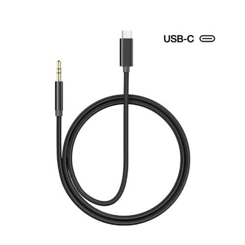 كابل صوت (AUX) بموصلات Type-C إلى AUX