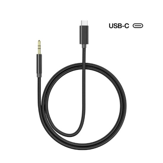 كابل صوت (AUX) بموصلات Type-C إلى AUX