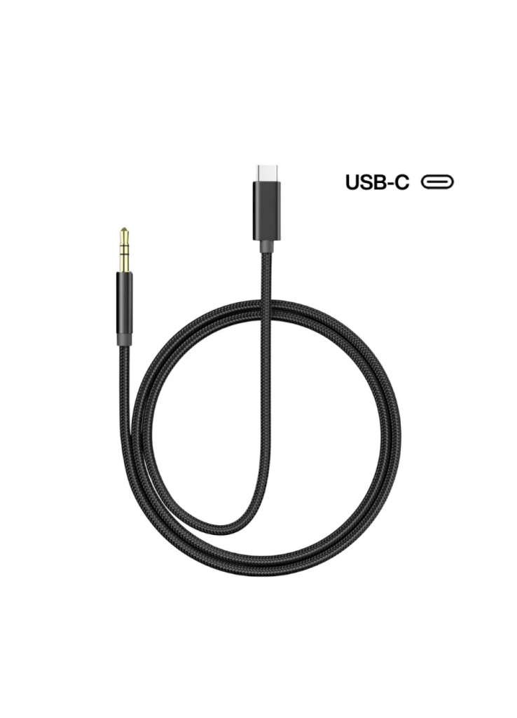 كابل صوت (AUX) بموصلات Type-C إلى AUX