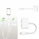 محول صوت وشحن مزدوج من نوع لايتنينج (Lightning) ماركة Sweetgifts محول صوت وشحن مزدوج من نوع لايتنينج (Lightning) ماركة Sweetgifts