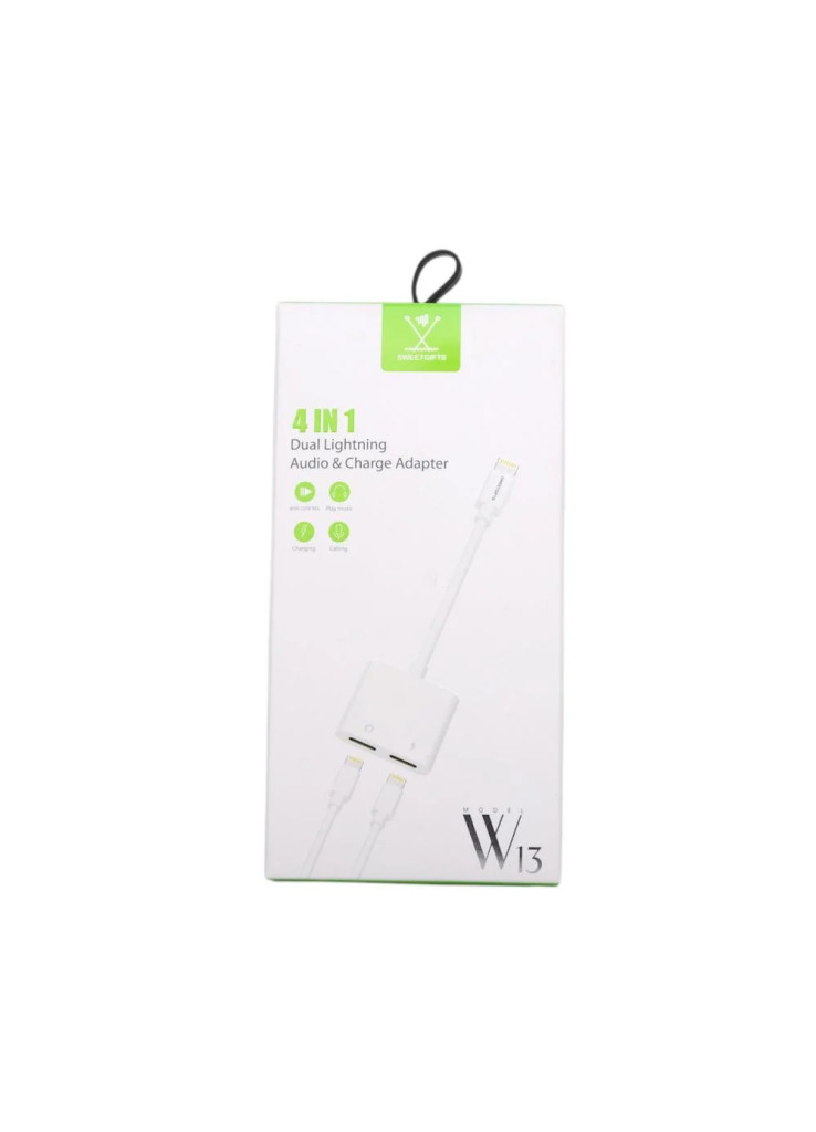 محول صوت وشحن مزدوج من نوع لايتنينج (Lightning) ماركة Sweetgifts