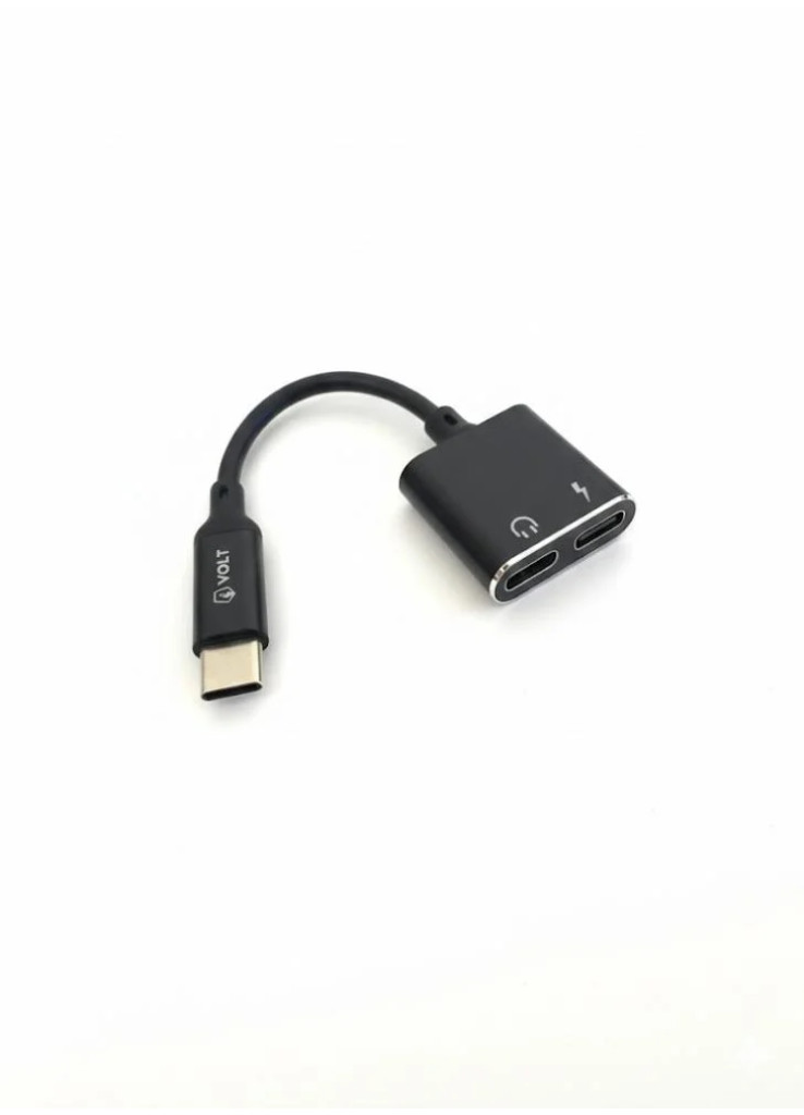 محول من منفذ Type-C إلى منفذين Type-C مزدوجة الاصلي شركه VOLT
