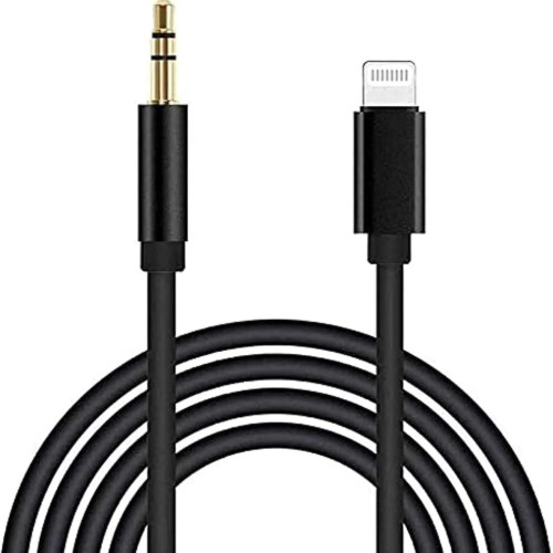 توصيل الصوت من أجهزة الآيفون (منفذ Lightning) إلى السماعات أو السيارة AUX