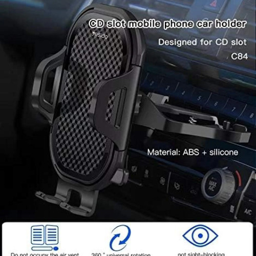 حامل سيارة من يسيدو بفتحة سي دي ومشبك لفتحة المكيف