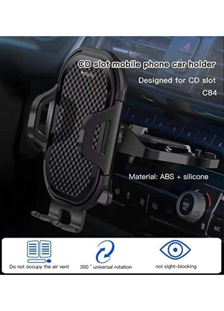 حامل سيارة من يسيدو بفتحة سي دي ومشبك لفتحة المكيف