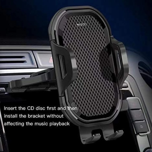 حامل سيارة من يسيدو بفتحة سي دي ومشبك لفتحة المكيف