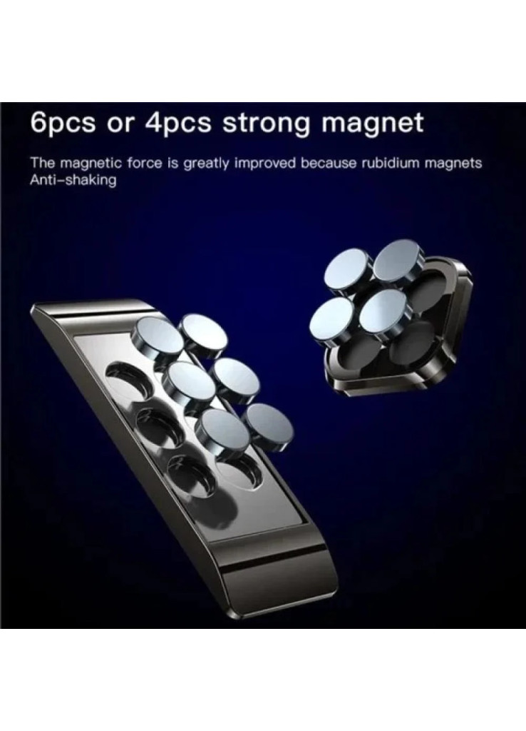 يسيدو منغناطيس جوال للسيارة قطعتين اسود - C152 يسيدو منغناطيس جوال للسيارة قطعتين اسود - C152