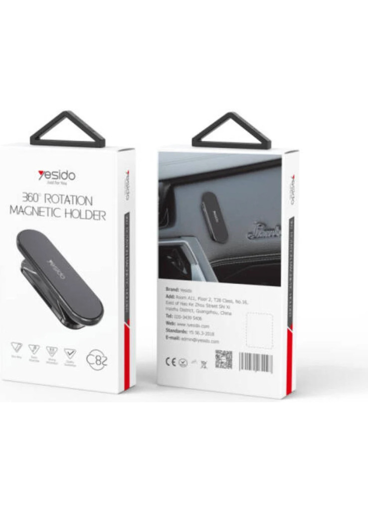 حامل مغناطيسي للجوال و قابله لدوران 360 درجة yesido c82