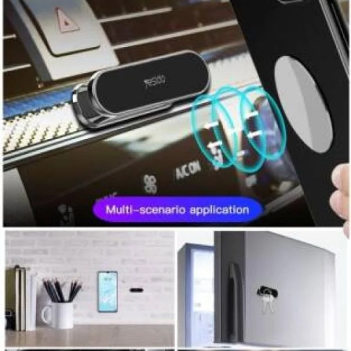 حامل مغناطيسي للجوال و قابله لدوران 360 درجة yesido c82