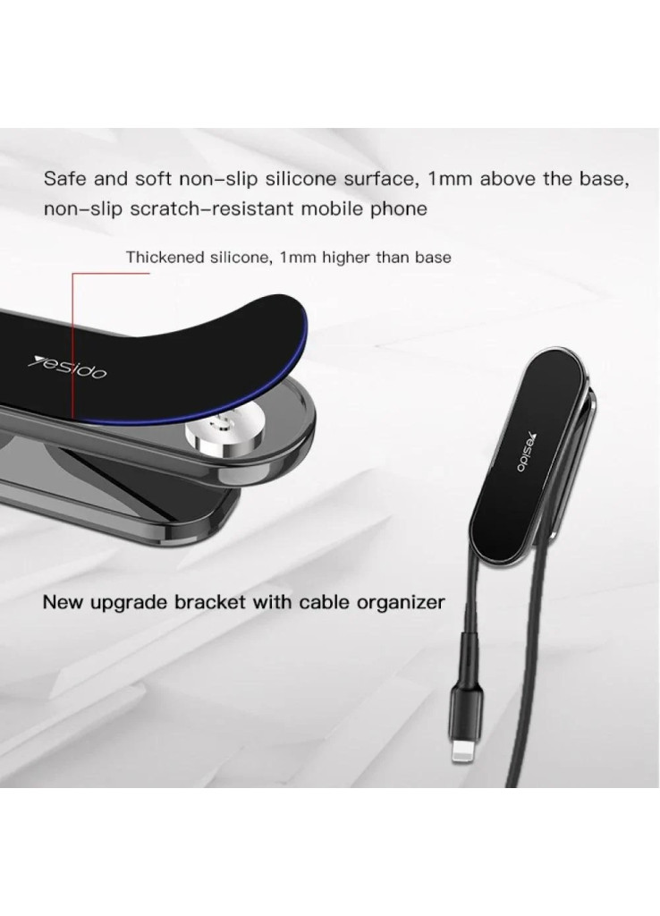 حامل مغناطيسي للجوال و قابله لدوران 360 درجة yesido c82