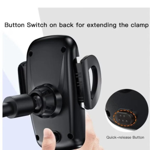 حامل الهاتف بملصق شفط زجاج السيارة Yesido C108 بزاوية دوران 360 درجة (أسود) حامل الهاتف بملصق شفط زجاج السيارة Yesido C108 بزاوية دوران 360 درجة (أسود)