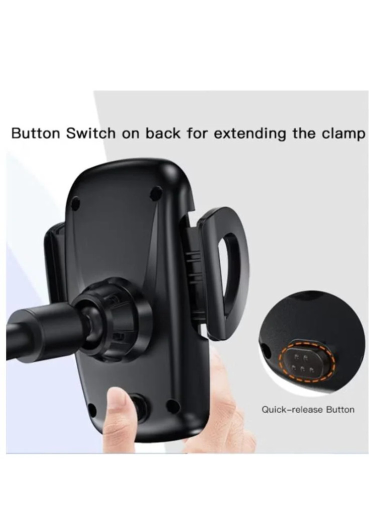 حامل الهاتف بملصق شفط زجاج السيارة Yesido C108 بزاوية دوران 360 درجة (أسود) حامل الهاتف بملصق شفط زجاج السيارة Yesido C108 بزاوية دوران 360 درجة (أسود)