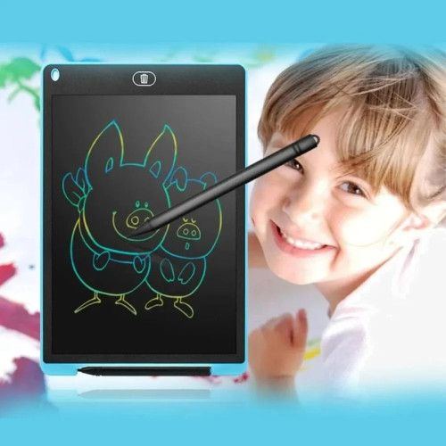 شركه الوكيل لوحة كتابة رقمية LCD متعددة الألوان مقاس 8.5 بوصة، لوحة رسم وكتابة لتعزيز إبداع الأطفال
