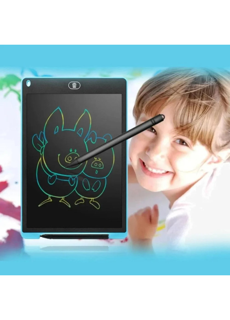 شركه الوكيل لوحة كتابة رقمية LCD متعددة الألوان مقاس 8.5 بوصة، لوحة رسم وكتابة لتعزيز إبداع الأطفال