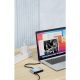 محول Chappeline HD01 Type-C 5 في 1 صوت + USB + PD - فضي محول Chappeline HD01 Type-C 5 في 1 صوت + USB + PD - فضي