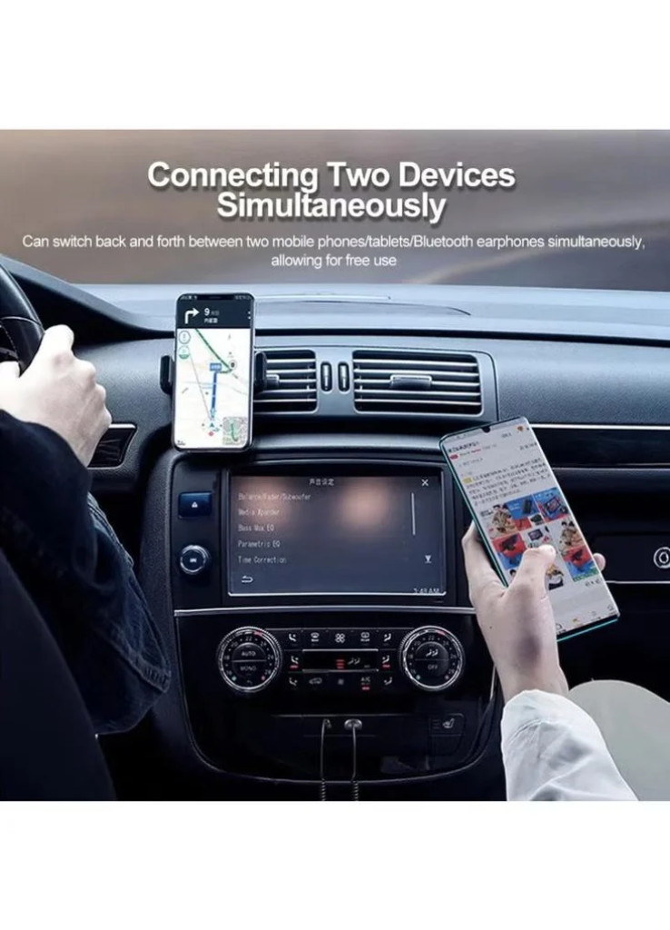 محول شابيلين UX02 اللاسلكي USB للسيارة مستقبل بلوتوث 3.5 مم - أسود محول شابيلين UX02 اللاسلكي USB للسيارة مستقبل بلوتوث 3.5 مم - أسود