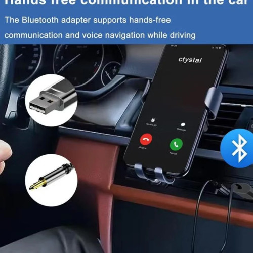 محول شابيلين UX02 اللاسلكي USB للسيارة مستقبل بلوتوث 3.5 مم - أسود محول شابيلين UX02 اللاسلكي USB للسيارة مستقبل بلوتوث 3.5 مم - أسود