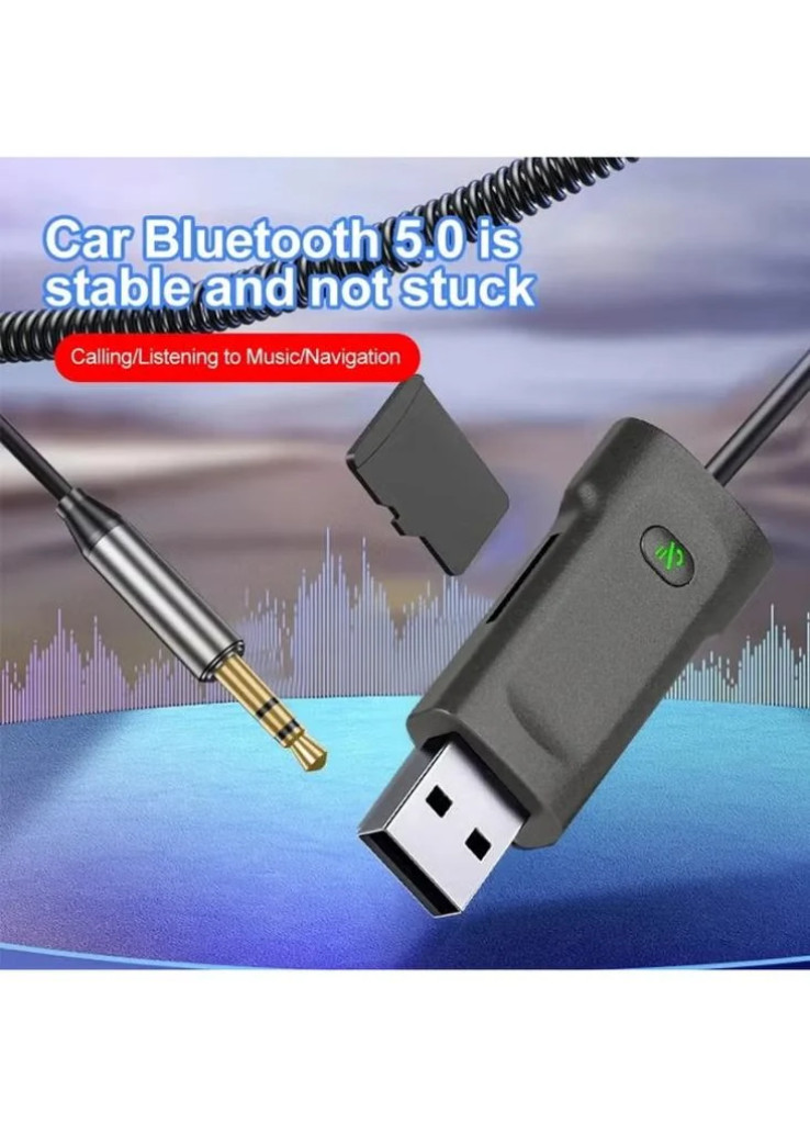 محول شابيلين UX02 اللاسلكي USB للسيارة مستقبل بلوتوث 3.5 مم - أسود محول شابيلين UX02 اللاسلكي USB للسيارة مستقبل بلوتوث 3.5 مم - أسود