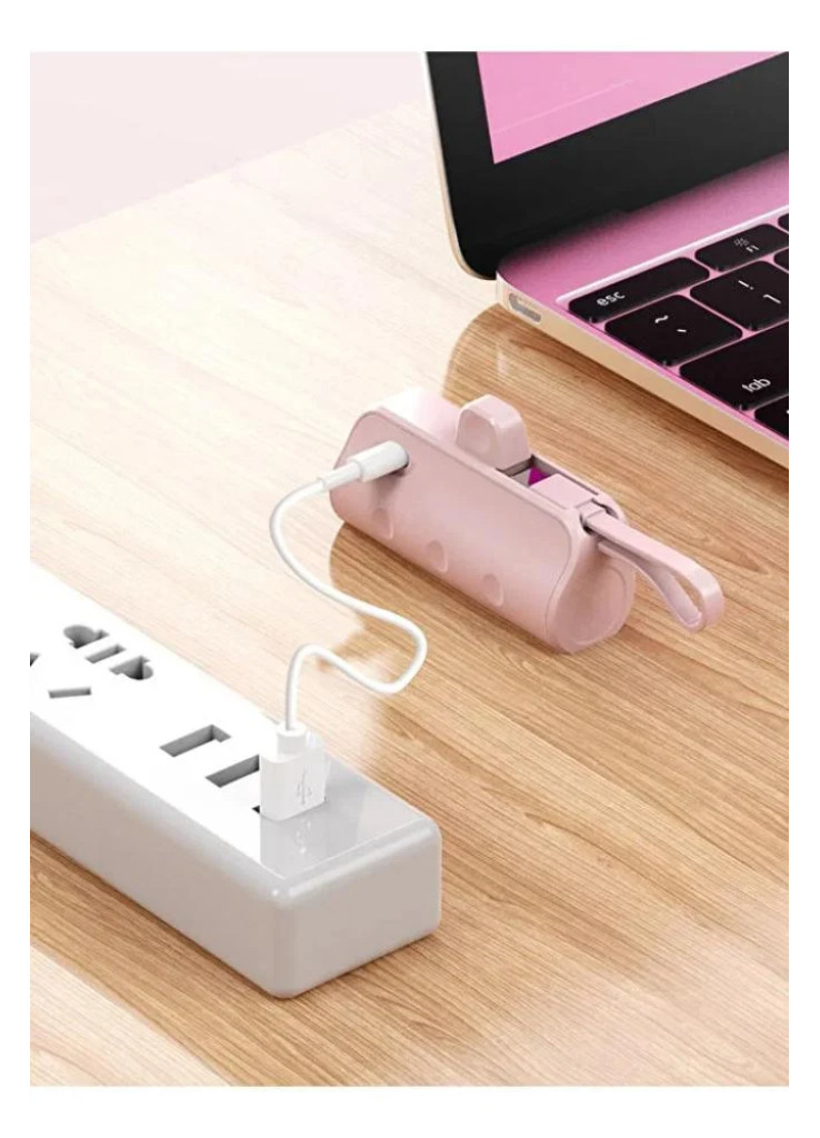 Denx شاحن باور بانك صغير مع منافذ متعددة يدعم الشحن السريع لون اسود | 5000 مللي أمبير | DX412 Denx شاحن باور بانك صغير مع منافذ متعددة يدعم الشحن السريع لون اسود | 5000 مللي أمبير | DX412