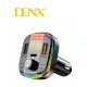 شاحن سيارة و مشغل بلوتوث بـ 3 منافذ PD USB متوافق مع معظم الهواتف الذكية باللون اسود denx dx1806