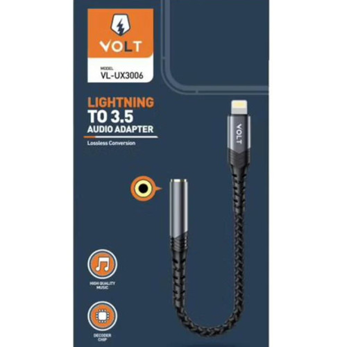 VOLT - محول ايفون لسيارة قماش م/VL-UX3006 ماركة فولت