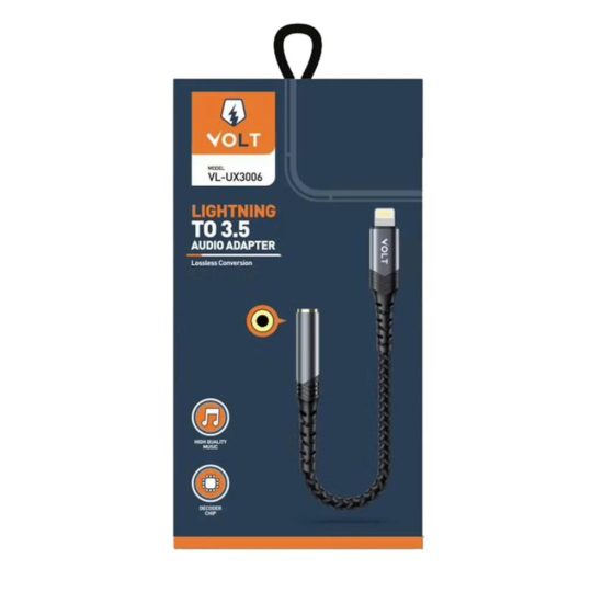 VOLT - محول ايفون لسيارة قماش م/VL-UX3006 ماركة فولت