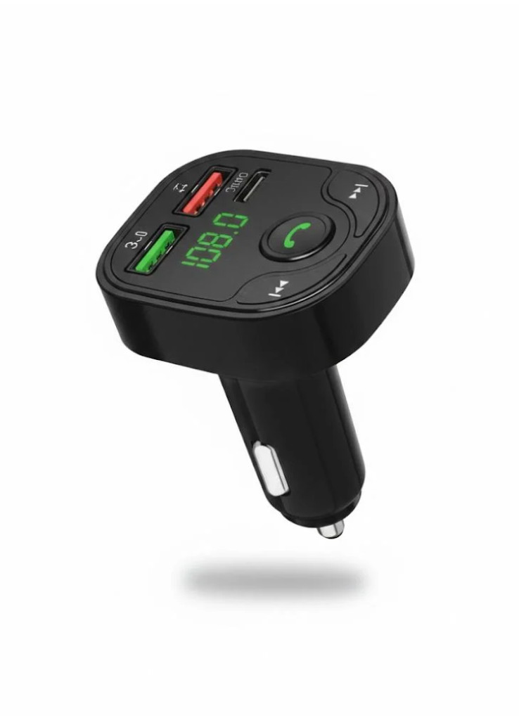 مشغل MP3 للسيارة POWERMAX MX109 - بلوتوث مع شاحن سريع 3.1A وإضاءة LED. مشغل MP3 للسيارة POWERMAX MX109 - بلوتوث مع شاحن سريع 3.1A وإضاءة LED.