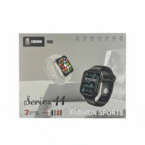 ساعه شبيهت ابل سيريس 11 شاشه كامله H60 ساعه شبيهت ابل سيريس 11 شاشه كامله H60