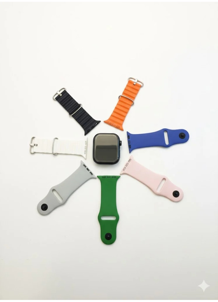 ساعه شبيهت ابل سيريس 11 شاشه كامله H60 ساعه شبيهت ابل سيريس 11 شاشه كامله H60