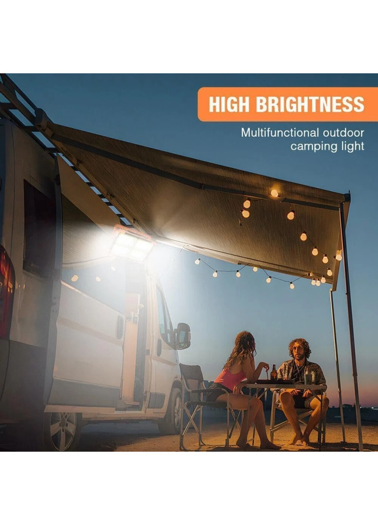 مصباح LED محمول يعمل بالطاقة الشمسية بقدرة 400 واط، مصباح تخييم بـ 5 اوضاع مع منفذ شحن USB، مصباح طوارئ للعمل في الاماكن المغلقة والمفتوحة، مصباح كشاف محمول بتصنيف IP66 لتصليح السيارات والمراب مصباح LED محمول يعمل بالطاقة الشمسية بقدرة 400 واط، مصباح تخييم بـ 5 اوضاع مع منفذ شحن USB، مصباح طوارئ للعمل في الاماكن المغلقة والمفتوحة، مصباح كشاف محمول بتصنيف IP66 لتصليح السيارات والمراب