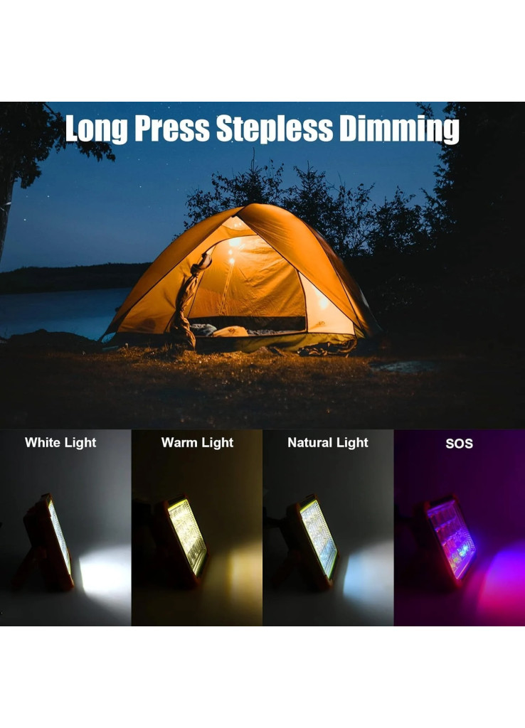 مصباح LED محمول يعمل بالطاقة الشمسية بقدرة 400 واط، مصباح تخييم بـ 5 اوضاع مع منفذ شحن USB، مصباح طوارئ للعمل في الاماكن المغلقة والمفتوحة، مصباح كشاف محمول بتصنيف IP66 لتصليح السيارات والمراب مصباح LED محمول يعمل بالطاقة الشمسية بقدرة 400 واط، مصباح تخييم بـ 5 اوضاع مع منفذ شحن USB، مصباح طوارئ للعمل في الاماكن المغلقة والمفتوحة، مصباح كشاف محمول بتصنيف IP66 لتصليح السيارات والمراب