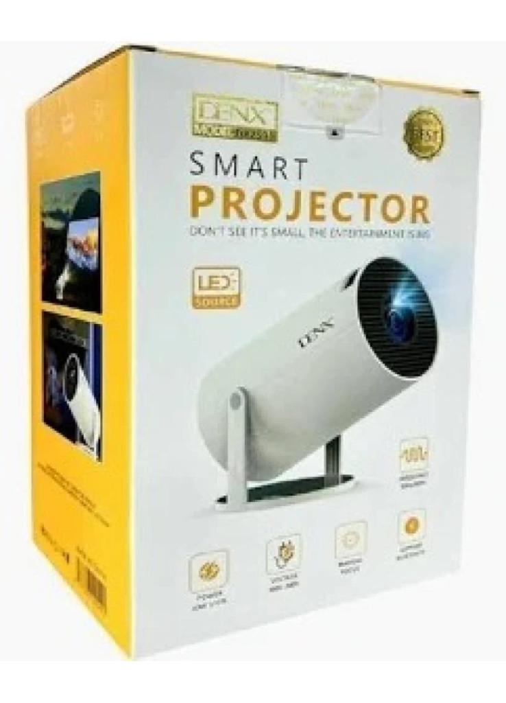 سينما متكاملة بيدك! بروجكتر DENX الذكي DX2591 بنظام أندرويد 11 ودقة FHD