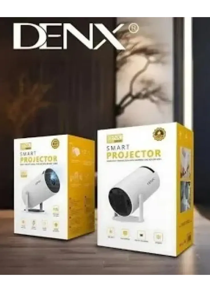 سينما متكاملة بيدك! بروجكتر DENX الذكي DX2591 بنظام أندرويد 11 ودقة FHD